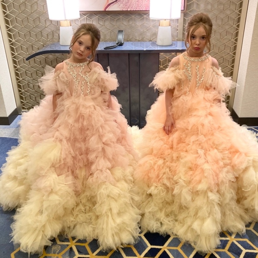 Custom made girls ball gown very expensive